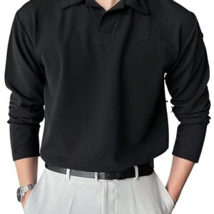 Leriya Fashion Men's Lycra Blend Regular Fit Polo T-Shirt Plain & Versatile